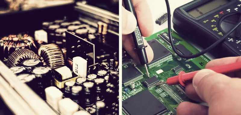 Elektronik och utrustning för reparation